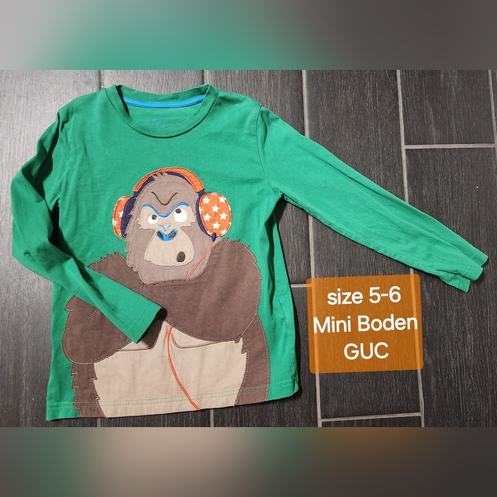 Mini Boden Gorilla shirt